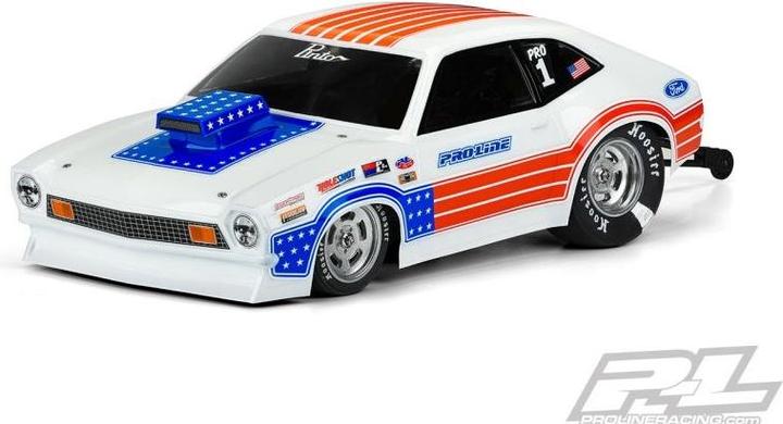 Proline 1972 ford pinto body clear for all 11.25 wheelbase 2wd buggy, drag car & ae dr10