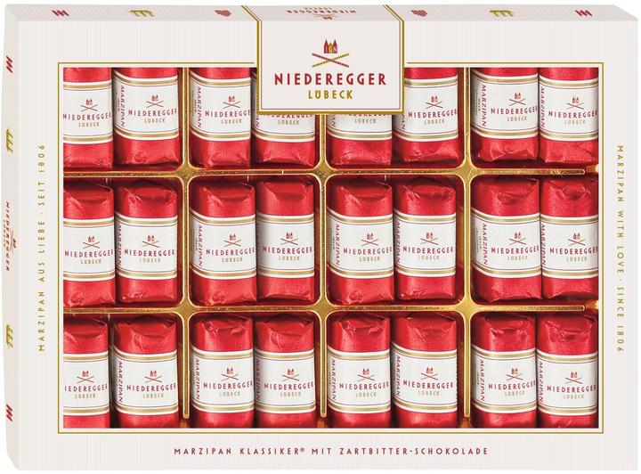 Produktbild Niederegger Marzipan Klassiker-Pralinen mit Zartbitterschokolade (300 g)