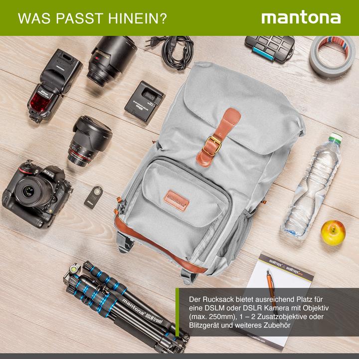 Immagine prodotto mantona Luis junior zaino fotografico retrò (Zaino per fotocamera, 14 l)