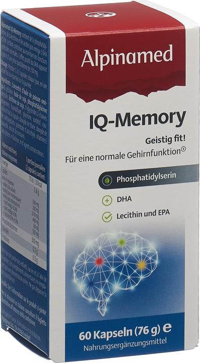 Produktbild Alpinamed IQ Memory (1 Stück, Kapseln, 120 g)