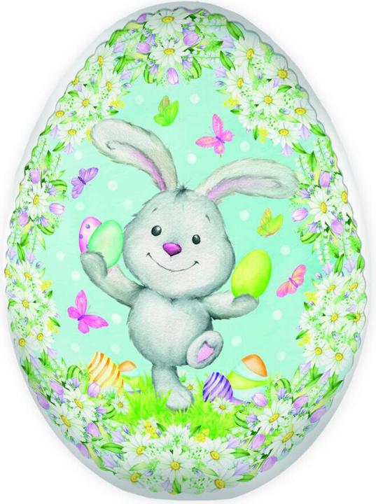 Oeuf de Pâques à remplir 9 cm Lapin Oeuf en carton à remplir