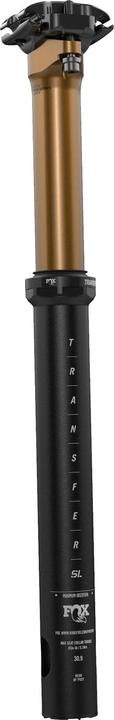 Fox Transfer SL Factory Dropper-Sattelstütze, 30.9mm, 100mm, kashima/black (30.90 mm)