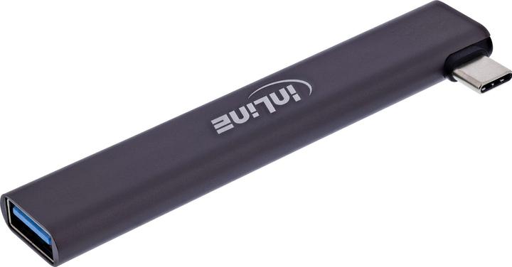 Immagine prodotto InLine Hub USB-C sottile, 4 porte, USB 3.0 + 3x USB 2.0, design sottile (USB-C, 4 Porti)