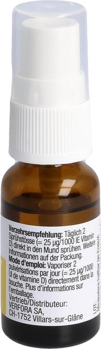 Immagine prodotto Wild Pharma Vitamina D3 Wild Spray 1000 UI vegan (1 Pezzo/i, Getto vaporizzato, 52 g)