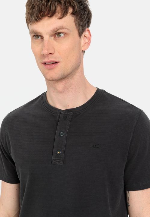 Actual product image Camel Active Short sleeve henley made from pure cotton (S)
