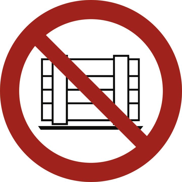 Actual product image Moedel No parking or storage sign