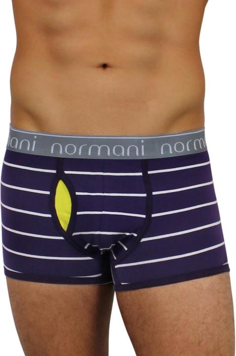 Produktbild Normani 6 Stück Retro Boxershorts aus Baumwolle mit Eingriff (XL, 6er Pack)
