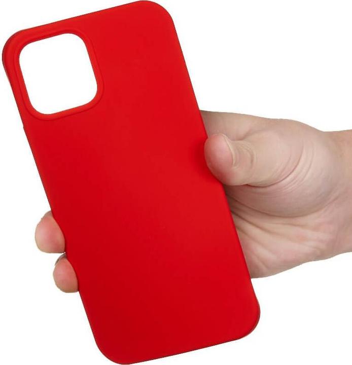 Produktbild Cover-Discount iPhone 15 Pro - Silikon Gummi Hülle rot (Apple iPhone 15 Pro)