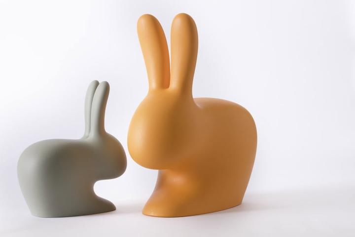 Produktbild Qeeboo Kinderstuhl Rabbit Black (Kinderstuhl)