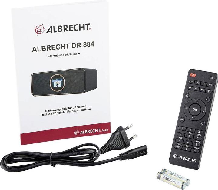 Productafbeelding Albrecht DR 884 (DAB+, Internet radio, GPS, Bluetooth)