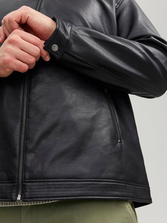 Produktbild Jack & Jones Plus Size Kunstlederjacke Kunstlederjacke (XXL)