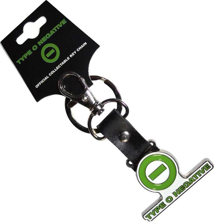 Type O Negative Negative Emblem & Text Logo Schlüsselanhänger