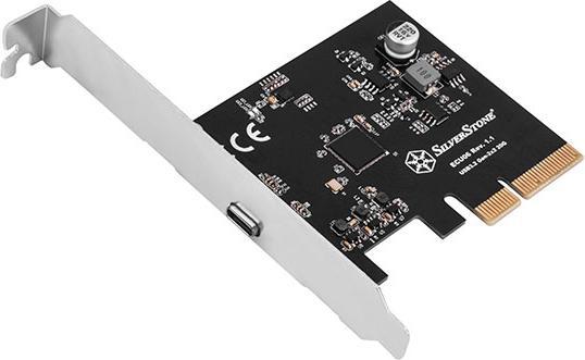 Actual product image Silverstone SST-ECU06, USB-C 3.2 Gen 2x2 interface card - PCIe