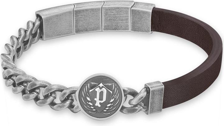 Produktbild Police PEAGB0023302 Crest (19 cm, Leder, Edelstahl)