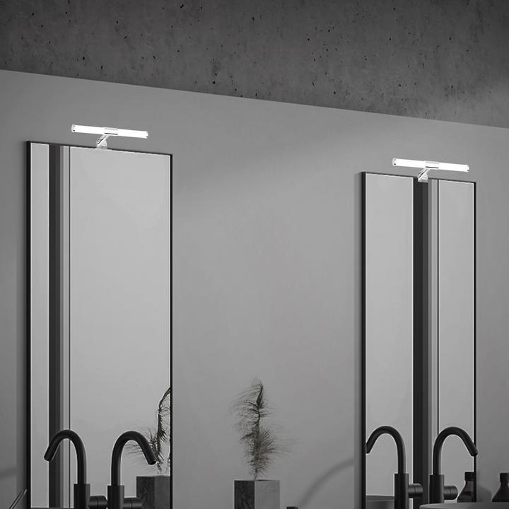 Actual product image Briloner LED mirror light, chrome, IP44, LED/5W