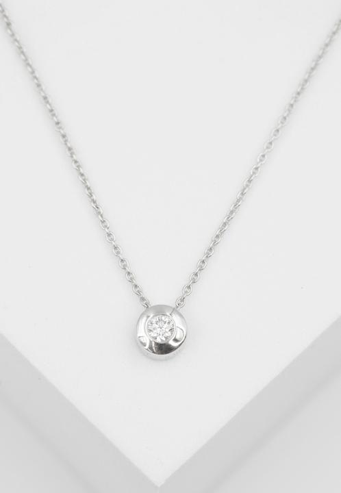 Immagine prodotto Muau Collier Weissgold 750/18K, Diamant 0.10ct.