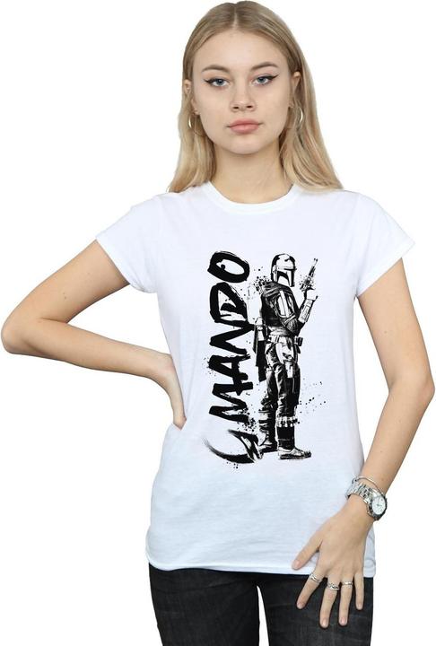 Produktbild Star Wars The Mandalorian Splat Mando TShirt (L)