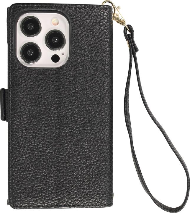 Produktbild PhoneLook Hülle Flip Wallet aus veganem Leder mit Brieftasche und Magnetverschluss (Apple iPhone 15 Pro Max)
