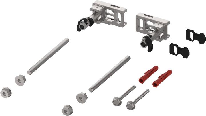 Image du produit TECE Fixation des modules TECEprofil Réglage en profondeur et fermeture rapide