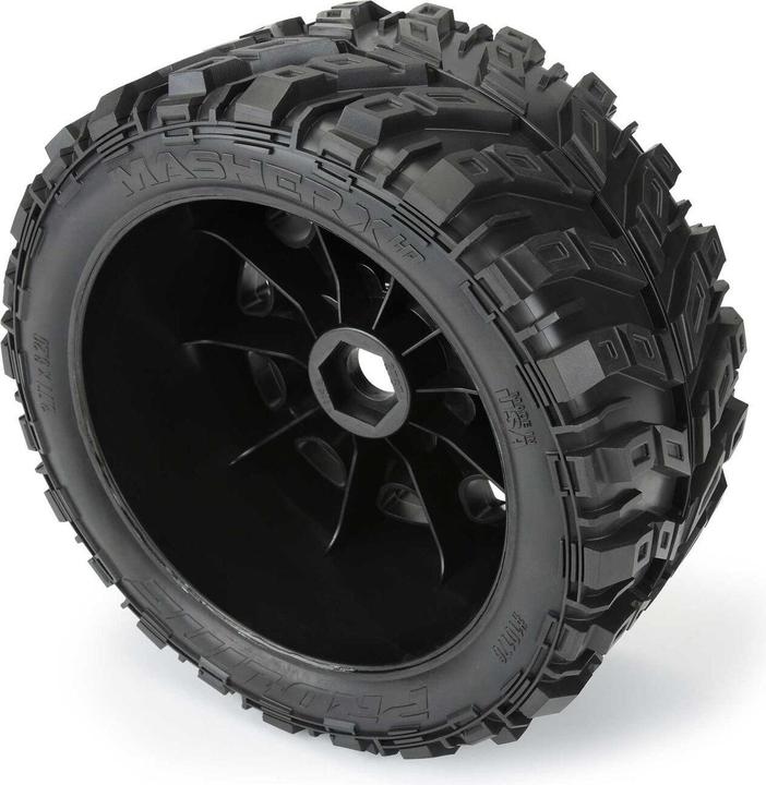 Actual product image Proline Complete wheels Masher X HP 5.7 Belted 2 pieces