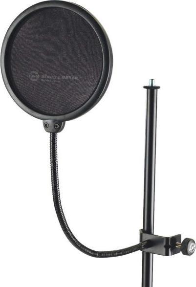 Actual product image RØDE Podcaster with K&M 23956 pop guard with stand