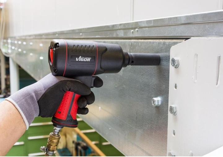 Actual product image Vigor Impact wrench ∙ V4800 ∙ Maximum loosening torque: 1200 Nm ∙ Square 12.5 mm (1/2 inch) ∙ 186.8 m... (Electrical connection)