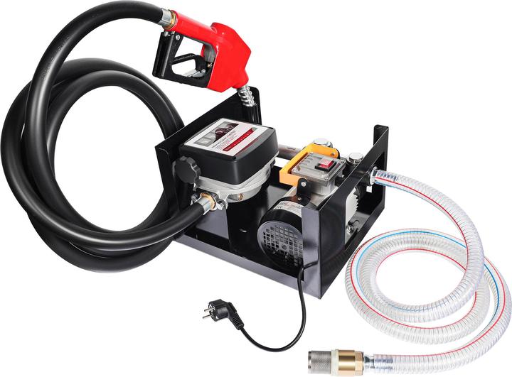 Image du produit Wiltec Pompe à Fuel Gasoil bio Autoaspirante 230V/750W 80l/min Pistolet Auto.