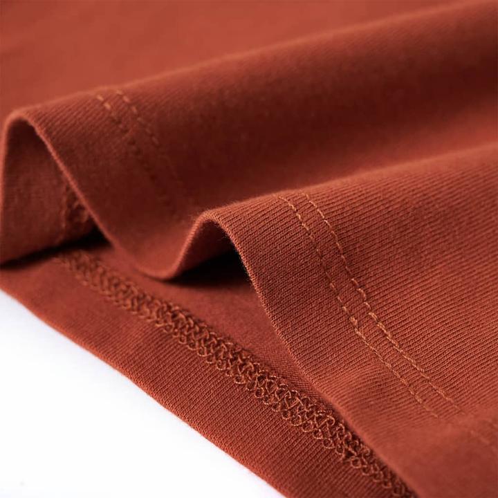 Produktbild VidaXL Kinder-Langarmshirt Cognac 116,Material: 95 % Baumwolle. 5 (116)