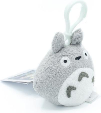 Actual product image - Porte-Clés Peluche Totoro Gris - 8 cm (8 cm)