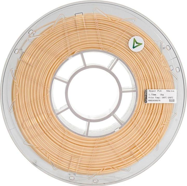 Immagine prodotto Creality Filament PLA Hyper RFID Hautfarbe 1.75 mm 1 kg (PLA, 1.75 mm, 1000 g, Beige)