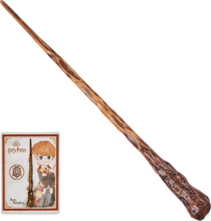 Spin Master Wizarding World Harry Potter - Authentischer Ron Weasley Zauberstab aus Kunststoff mit