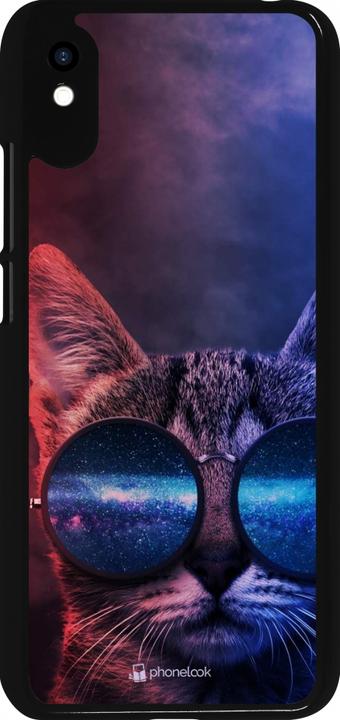 Produktbild PhoneLook Hülle Red Blue Cat Glasses (Xiaomi Redmi 9A)