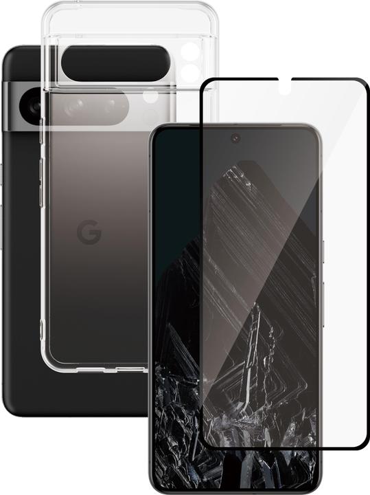 Actual product image PanzerGlass SAFE. by ® Screen Protector Google Pixel 8 | Ultra-Wide Fit, Google, Google - Pixel 8, D (50 Piece, Google Pixel 8)