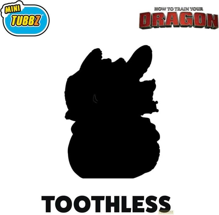 Actual product image Numskull Dragon Taming Made Easy Tubbz Mini PVC Figure Toothless 5 cm