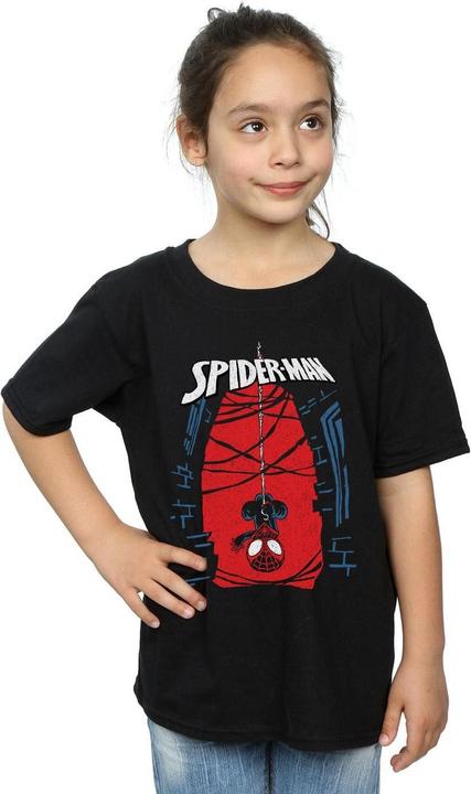 Produktbild SpiderMan Hanging Sketch TShirt Mädchen (152, 158)