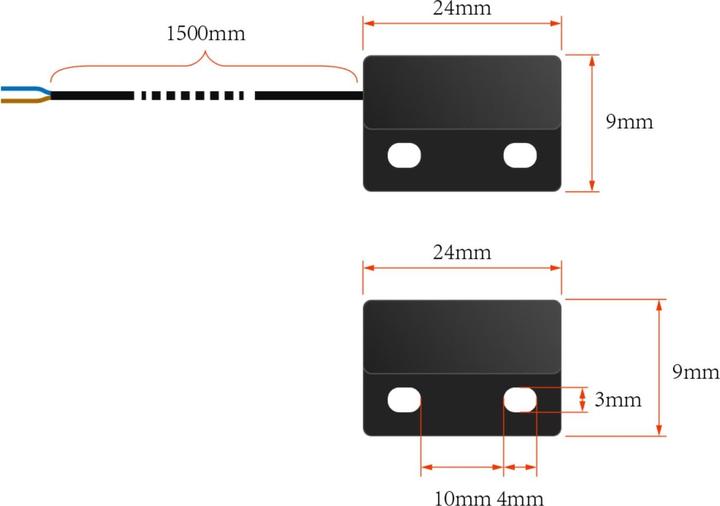 Actual product image DFRobot Magnetic switch door / window contact