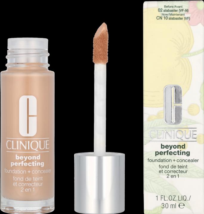Actual product image Clinique Beyond Perfecting Foundation + Concealer (02 Alabaster)