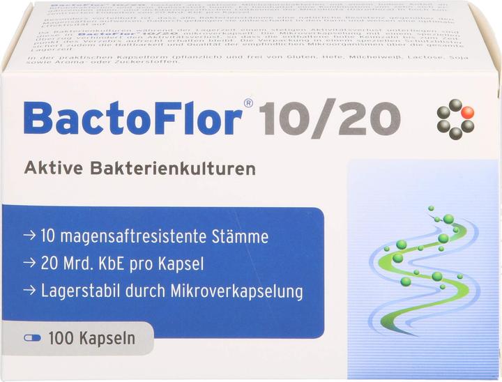 Produktbild Bactoflor 10/20 Kapsel (100 Stück, Kapseln, 119 g)