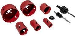 Actual product image Mannesmann Bimetal keyhole saw set (44 mm, 22 mm, 68 mm, 35 mm, 28 mm, 73 mm)