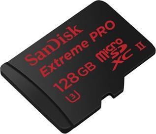 Produktbild SanDisk Extreme Pro microSD mit USB 3.0 Reader (128 GB, microSDXC, U3, UHS-II)
