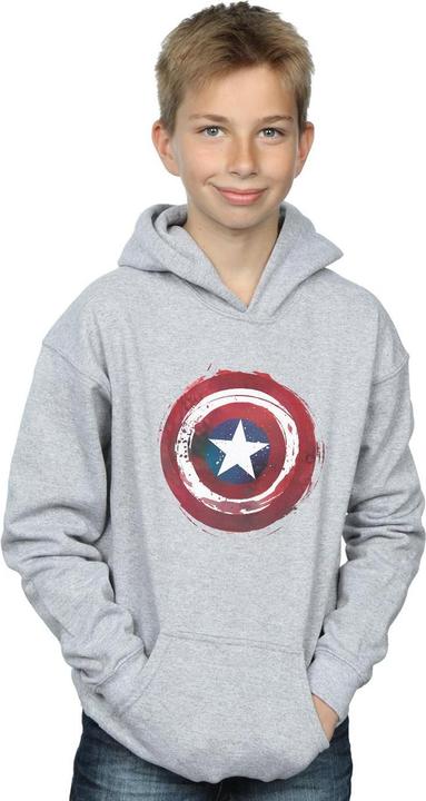 Produktbild Captain America Splatter Shield Kapuzenpullover Jungen (152, 158)