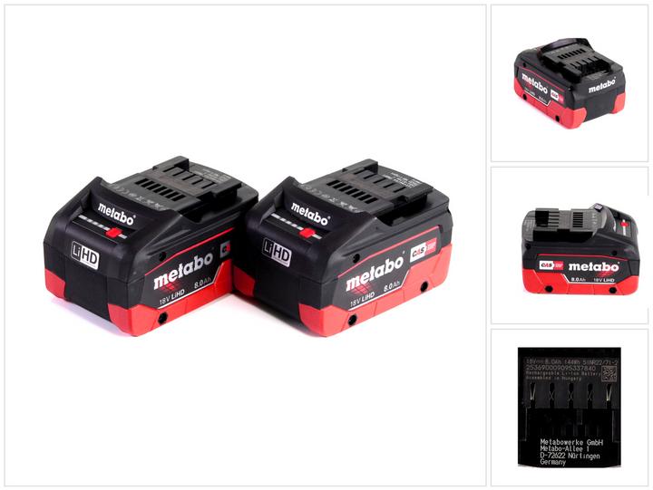 Metabo Pack de batteries LiHD (18 V)