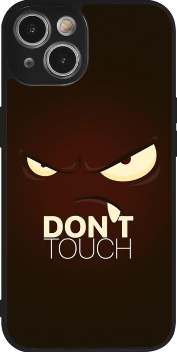 Actual product image PhoneLook Coque Silicone rigide noir Angry Dont Touch (Apple iPhone 14)