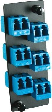 Actual product image Molex LC Duplex 12 Fiber adapter plate, Singlemode OS2