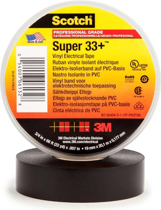 Actual product image 3M PVC electrical insulating tape (19 mm)