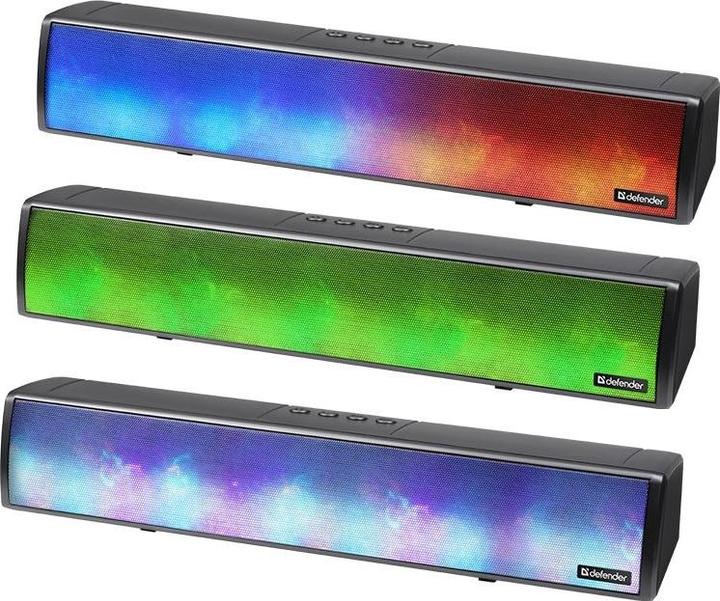 Immagine prodotto Defender Altoparlante Z8 Soundbar 10W USB BLUETOOTH Retroilluminazione LED RGB (10 W)