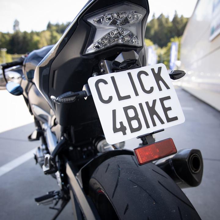 Actual product image 21cars Click4Bike number plate holder motorbike/scooter (Rear, Portrait format)