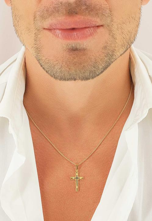 Produktbild Muau Kreuz (Gelbgold, Weissgold)