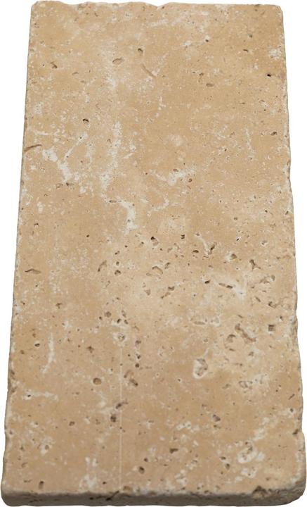 Actual product image Natura Punto Set of 3 travertine soap dish, rectangular, light light beige, 14.5 x 7 cm