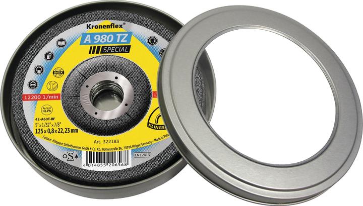 Produktbild Klingspor A 980 TZ Special - Trennscheiben 125 x 0,8 x 22,23 mm